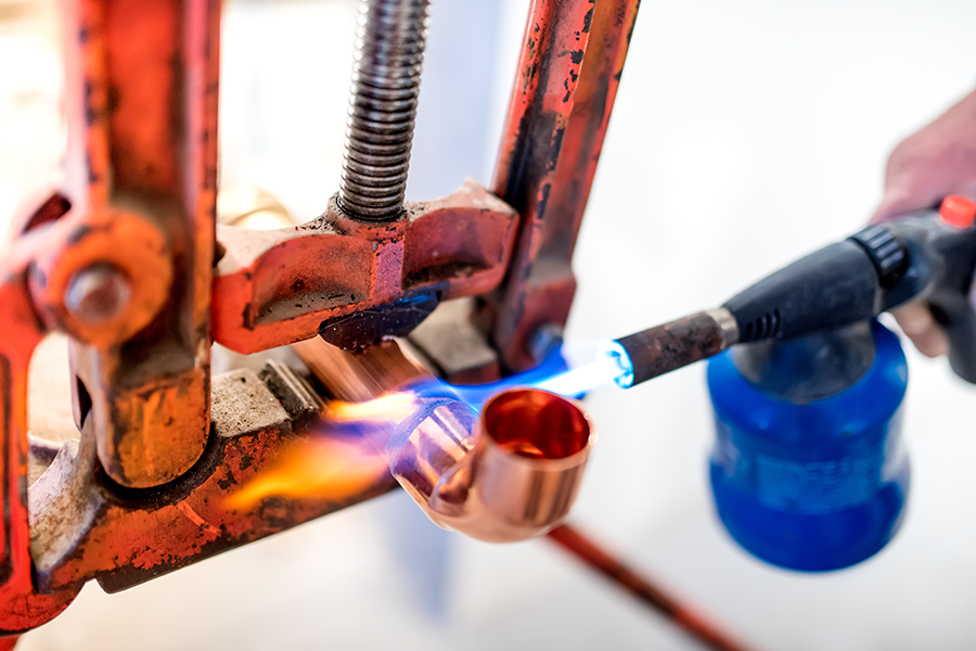 reparación de tuberías de gas