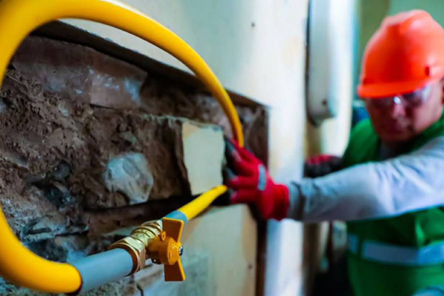 instalación de redes de gas internas