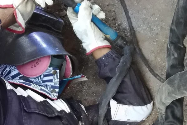 cambio de tuberia GLP BD5 - 2